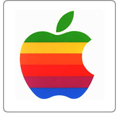 creative business traing apple logo