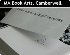 Esther Yarnold MA Book Arts at Camberwell